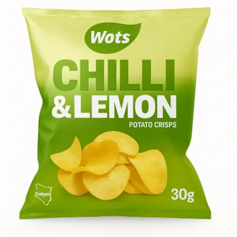 Wots Chilli Lemon Crisps 30G